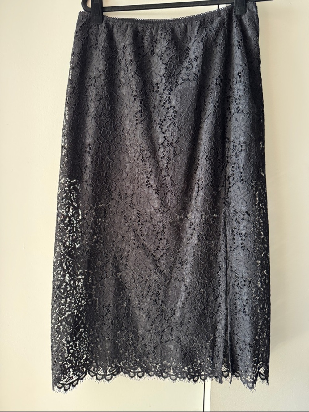 GAP Black Lace Pencil Skirt